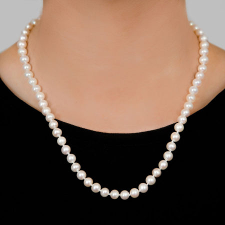 A classic 6-7 mm pearl necklace | beautiful pearls | ilovemypearls SALE